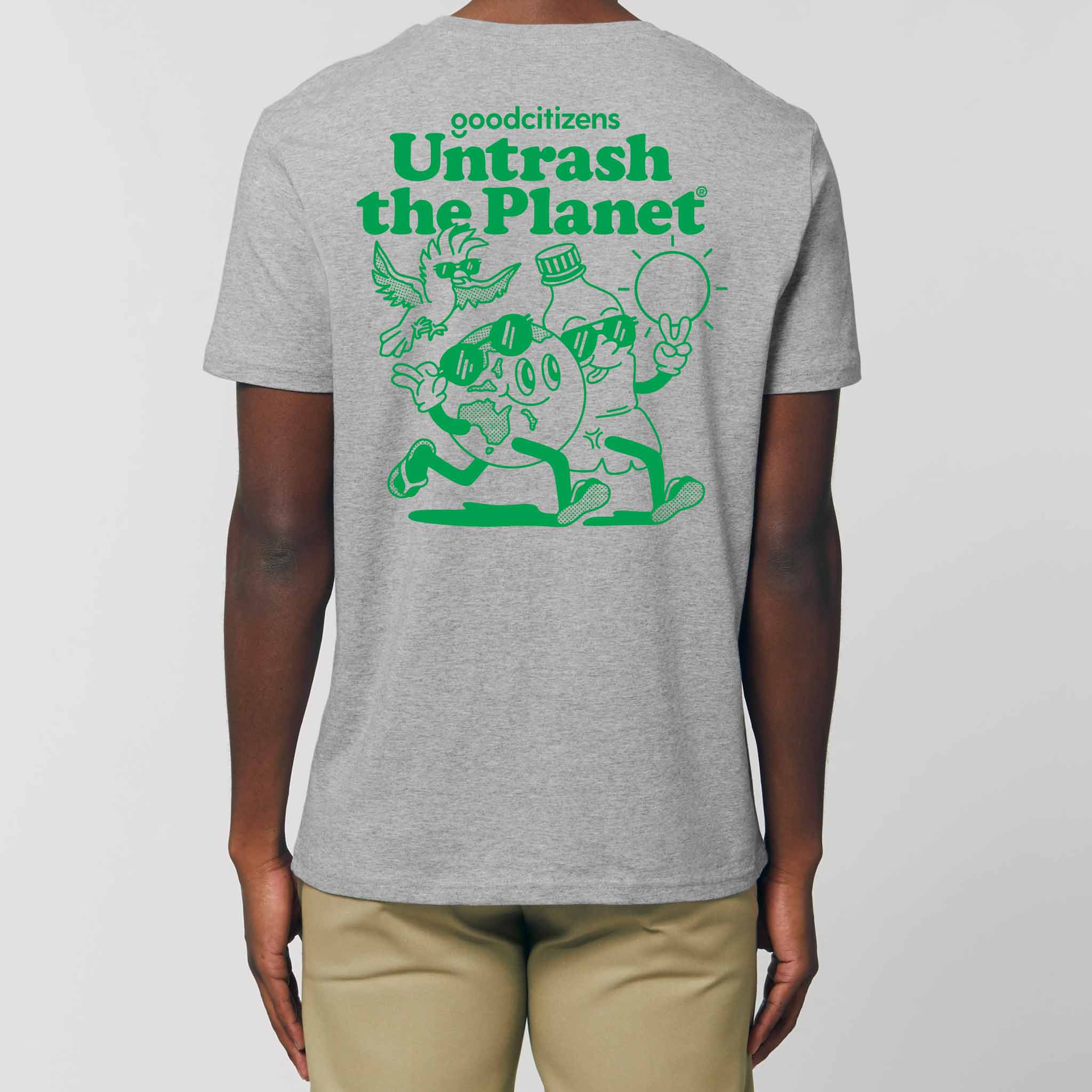 T-shirt 'Grey' Green - Image 4