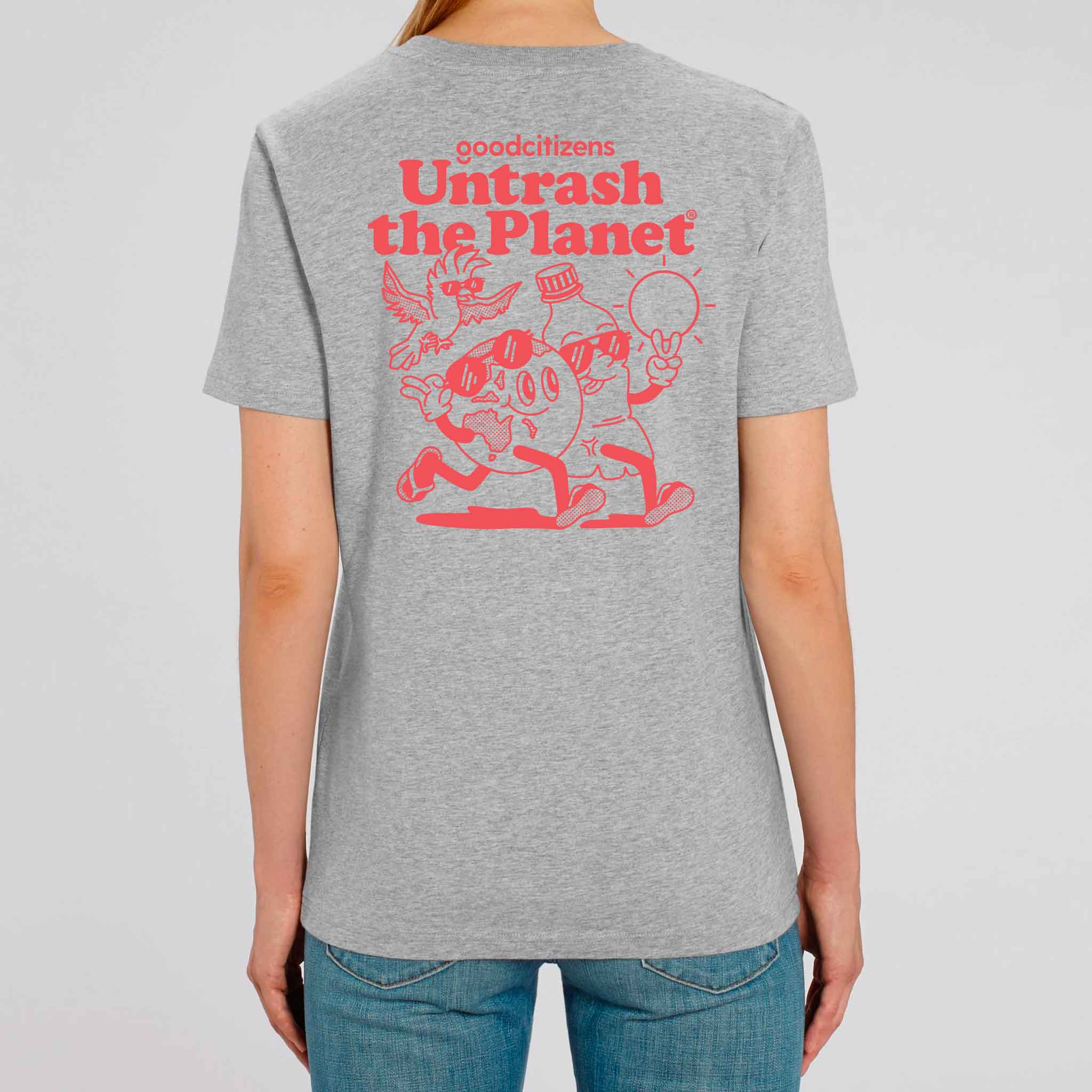 T-shirt 'Grey' Red - Image 3